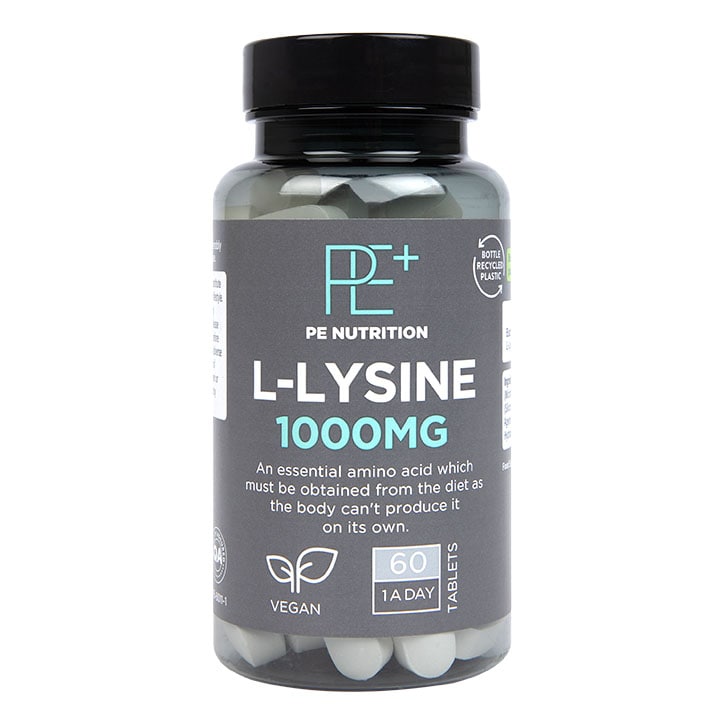 PE Nutrition L-Lysine 1000mg 60 Tablets